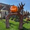 GOOSH 12FT Inflatable Halloween Arch with Pumpkin – Light-Up Yard Decoration